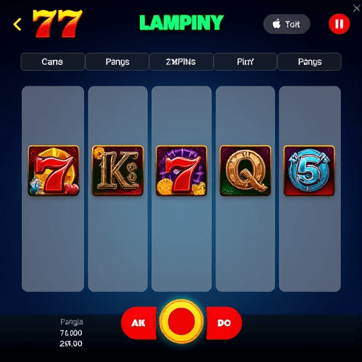 m77 slot games interface